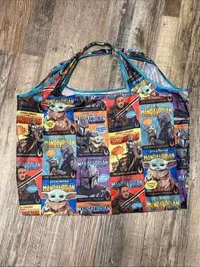 Star Wars The Mandalorian Graphic Tote Bag